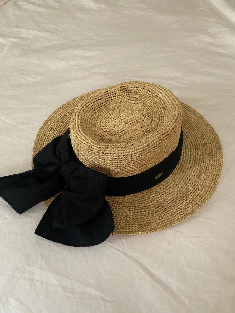 Scala Raffia Hat with Bow